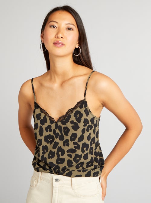 Canotta con pizzo - Kiabi