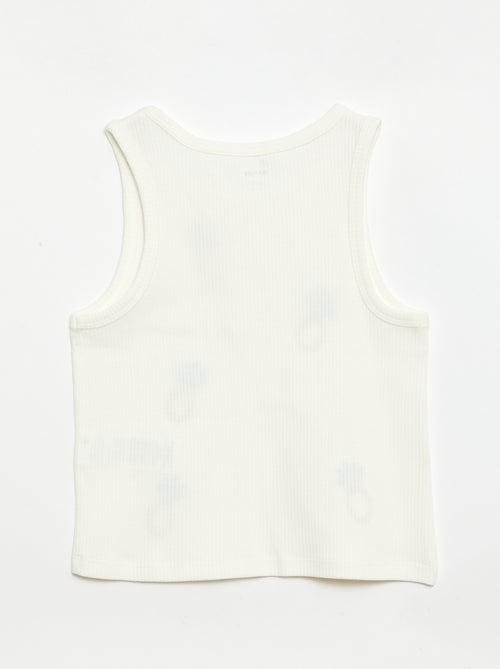 Canotta con ricami fantasia - Kiabi