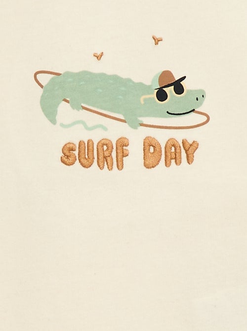 Canotta con ricamo fantasia - Kiabi