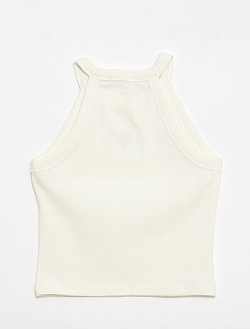 Canotta con scollo all'americana