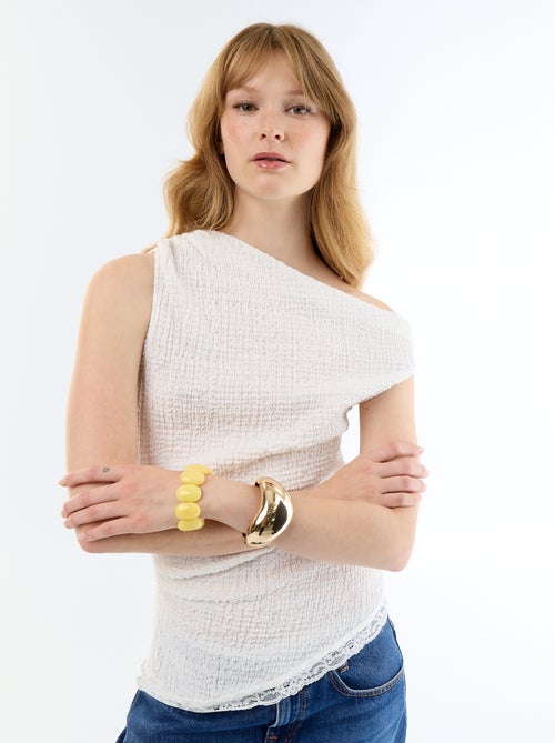 Canotta con scollo all'americana - Kiabi