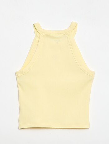 Canotta con scollo all'americana