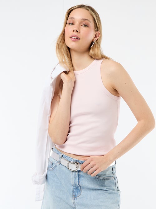 Canotta con scollo all'americana - Kiabi Canotta con scollo all'americana - Kiabi