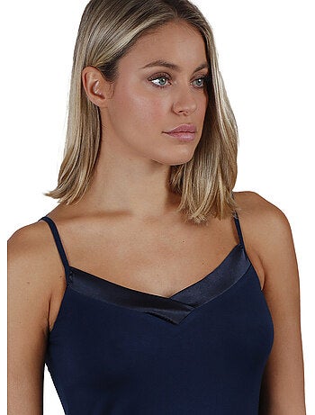 Canotta con scollo in raso da donna ADMAS
