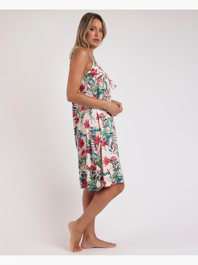 Canotta con spalline ADMAS GARDEN Tropical Spirit per donna Rosso - Kiabi