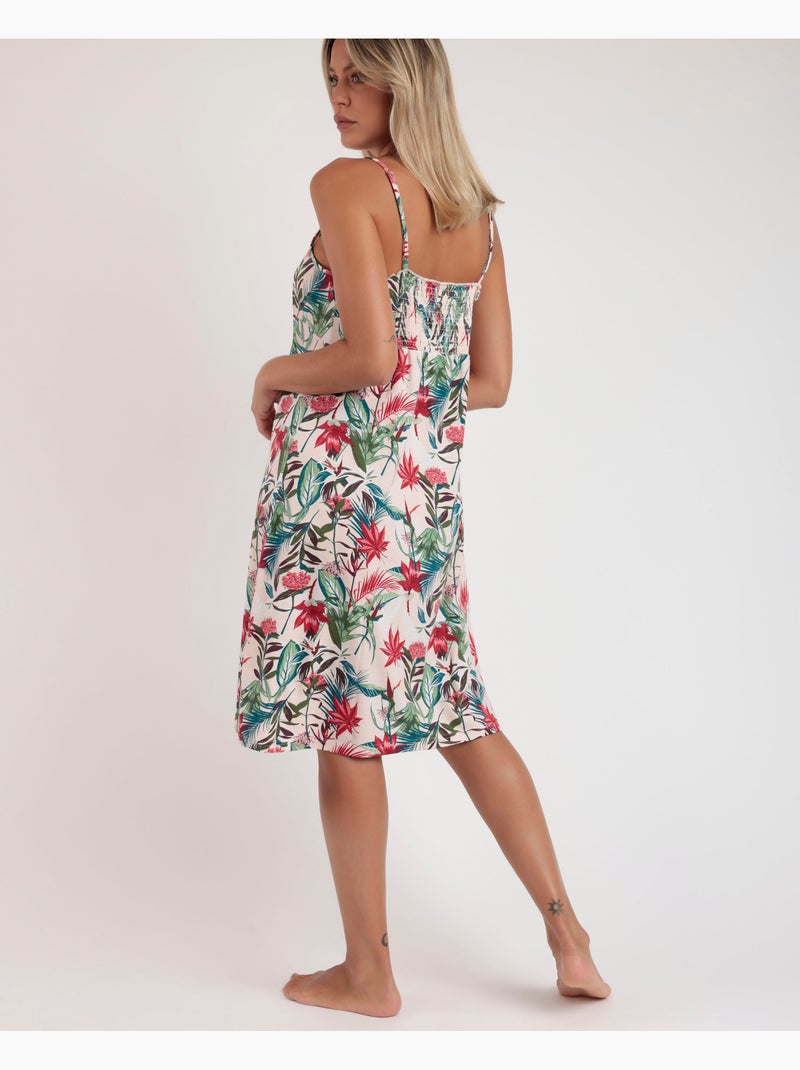 Canotta con spalline ADMAS GARDEN Tropical Spirit per donna Rosso - Kiabi