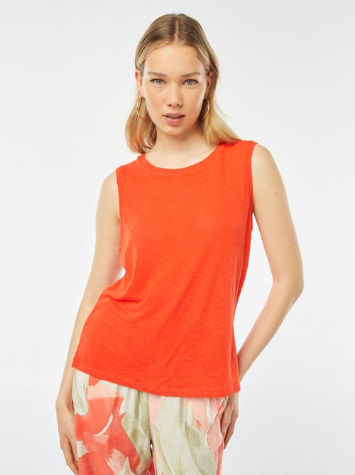 Canotta con spalline larghe - Kiabi