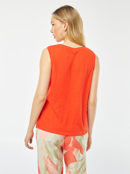 Canotta con spalline larghe - Kiabi