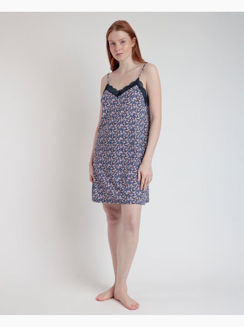 Canotta con spalline Liberty blu e rosa ADMAS per donna - Kiabi Canotta con spalline Liberty blu e rosa ADMAS per donna - Kiabi