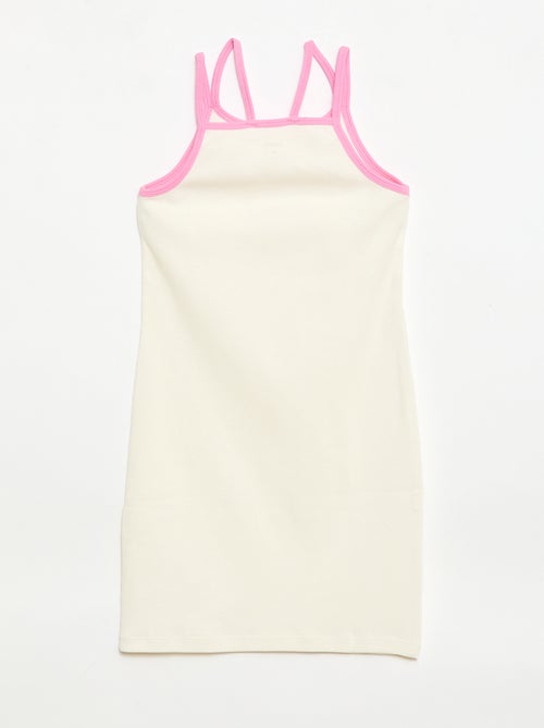 Canotta con spalline sottili e dettaglio sul petto - Kiabi
