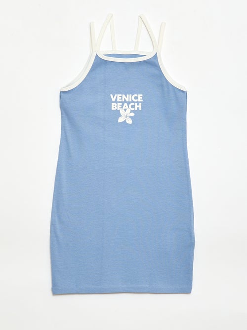 Canotta con spalline sottili e dettaglio sul petto - Kiabi