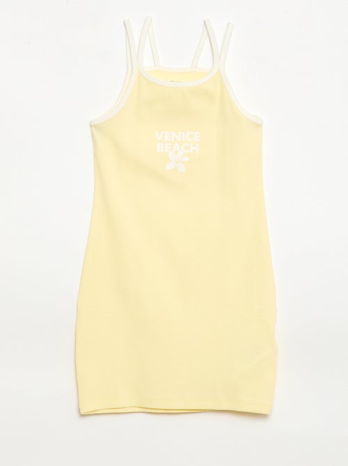 Canotta con spalline sottili e dettaglio sul petto - Kiabi