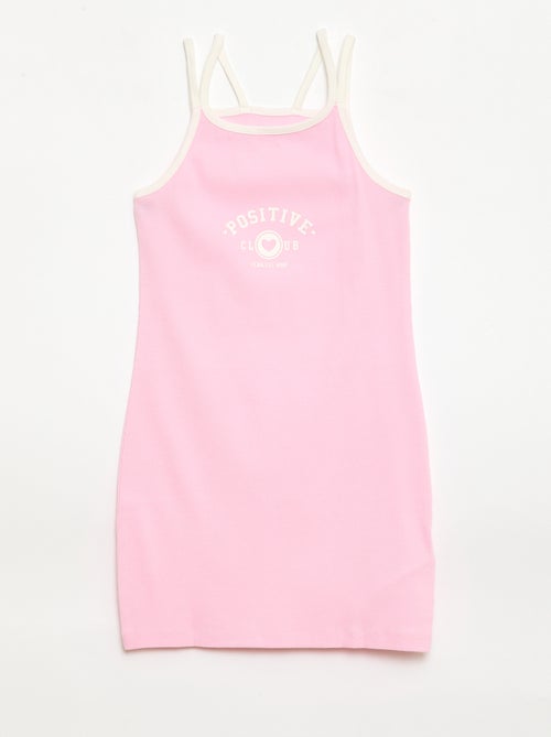 Canotta con spalline sottili e dettaglio sul petto - Kiabi