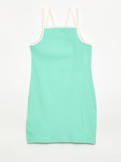 Canotta con spalline sottili e dettaglio sul petto - Kiabi