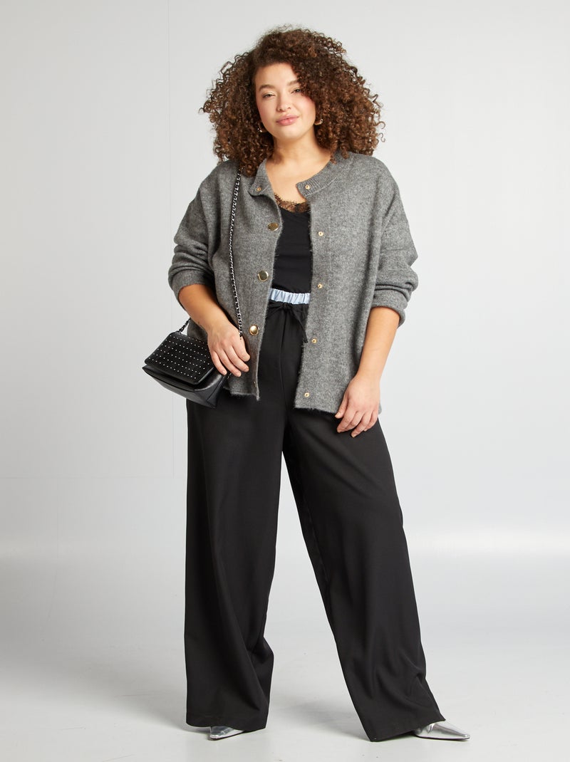 Canotta con spalline sottili nero - Kiabi