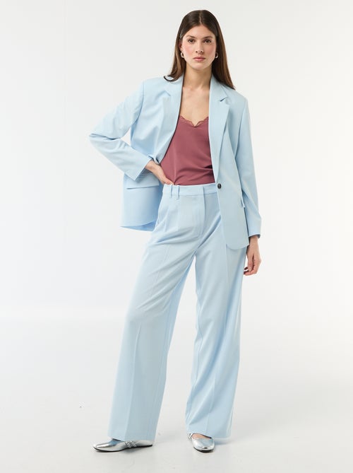 Canotta con spalline sottili regolabili e collo in pizzo - Kiabi