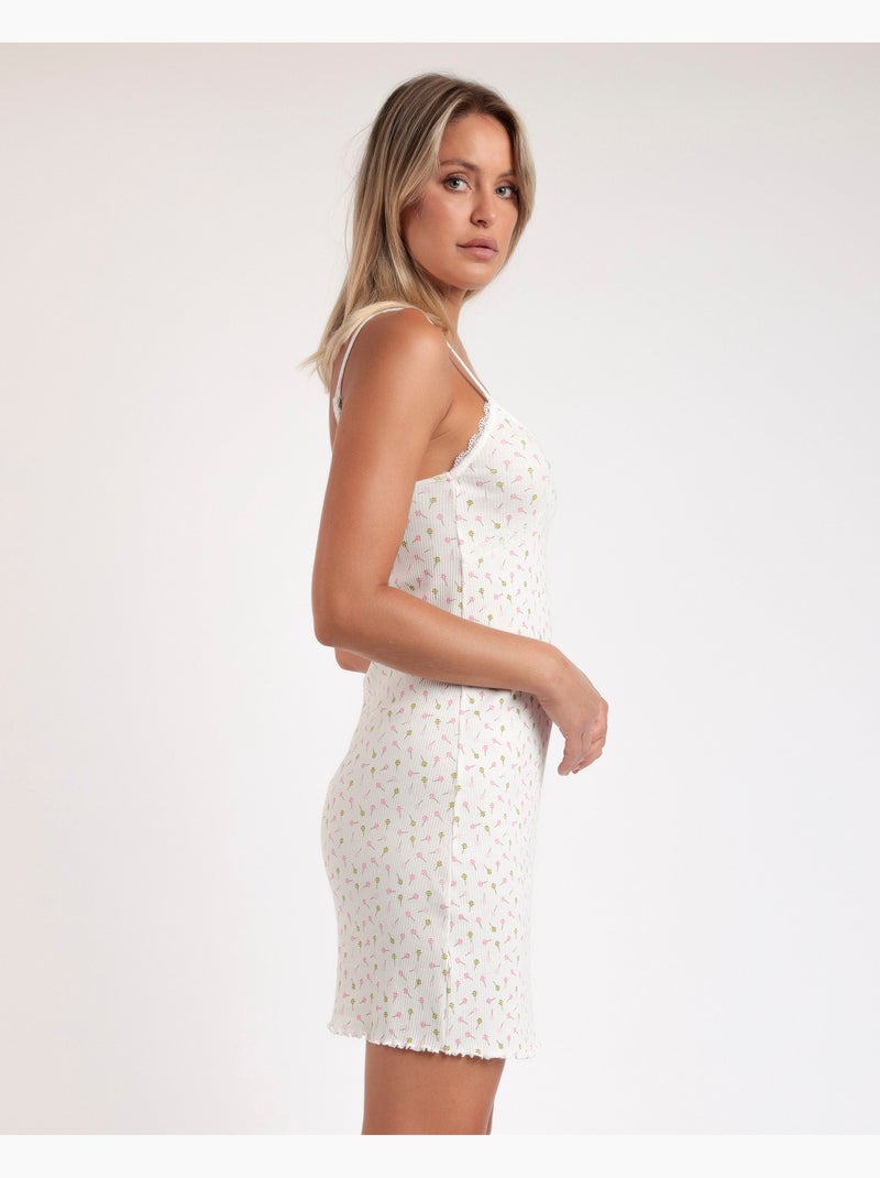 Canotta con spalline Sweet Lollipop ADMAS per donna Ecru - Kiabi