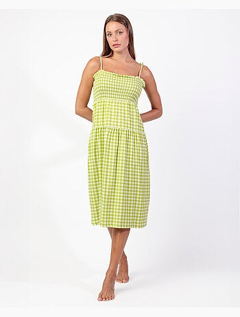 Canotta con spalline Vichy Mood da donna ADMAS