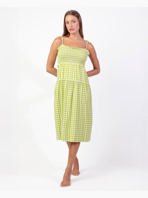 Canotta con spalline Vichy Mood da donna ADMAS - Kiabi Canotta con spalline Vichy Mood da donna ADMAS - Kiabi