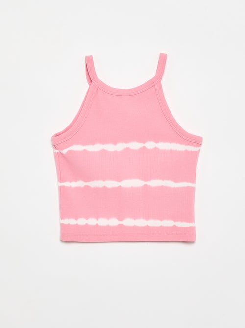 Canotta con stampa a righe tie-dye - Kiabi