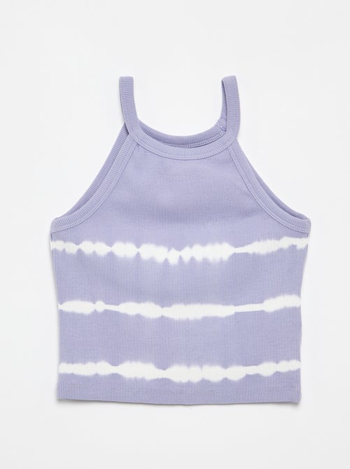 Canotta con stampa a righe tie-dye - Kiabi