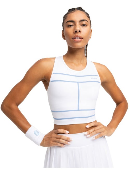 Canotta corta da tennis donna tennis donna netmuve - Kiabi
