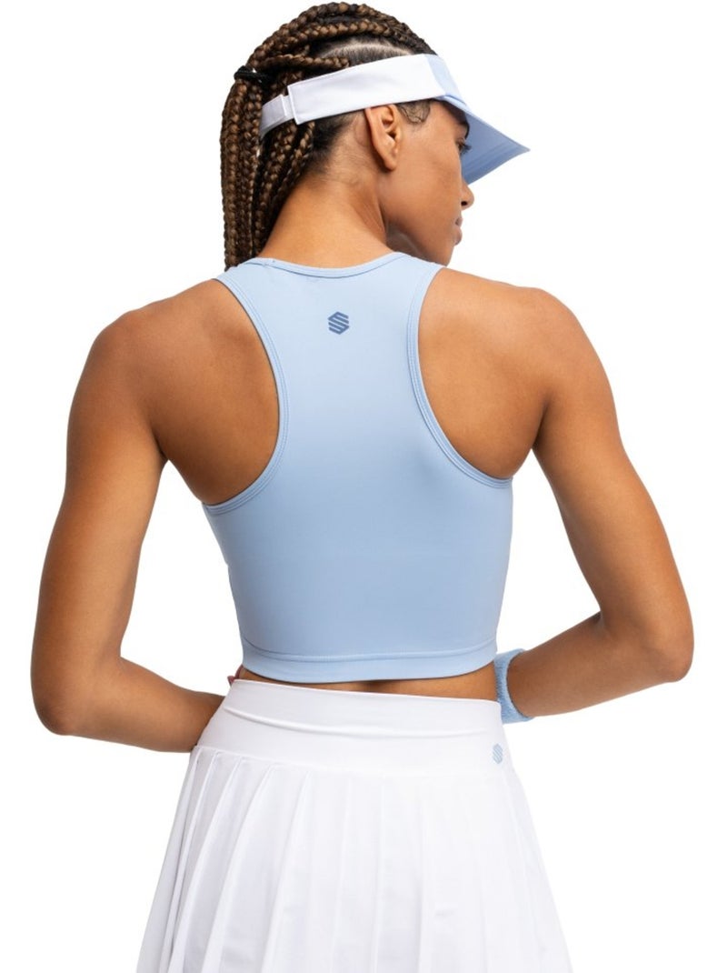 Canotta corta da tennis donna tennis donna netmuve light Blu - Kiabi