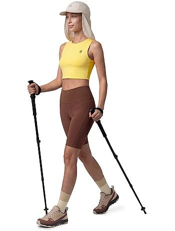 Canotta corta da trail running da donna escursionismo donna phoenix-w