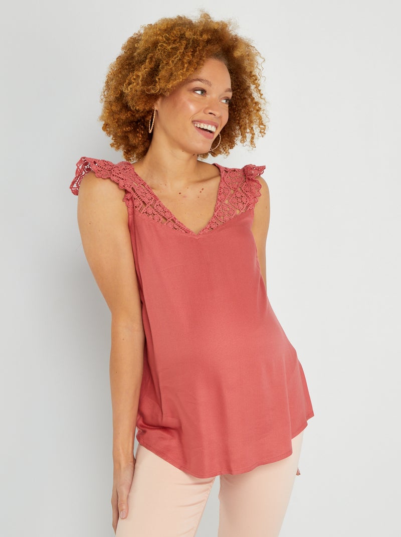 Canotta da cerimonia rosso polvere - Kiabi