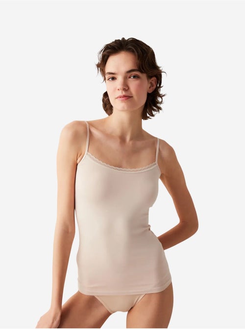 Canotta da donna con spalline sottili penti - Kiabi Canotta da donna con spalline sottili penti - Kiabi