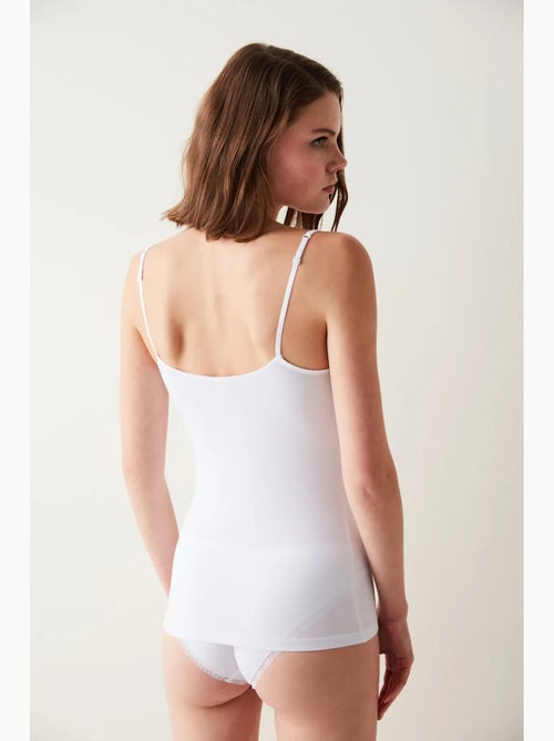 Canotta da donna con spalline sottili penti - Kiabi Canotta da donna con spalline sottili penti - Kiabi