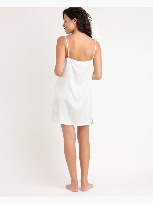 Canotta da sposa con spalline in piume di marabù da donna ADMAS LUXURY - Kiabi Canotta da sposa con spalline in piume di marabù da donna ADMAS LUXURY - Kiabi