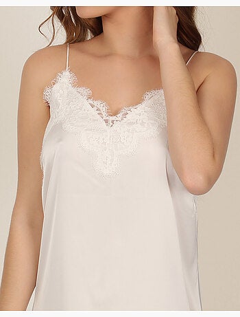 Canotta da sposa morbida con spalline ADMAS CLASSIC per donna