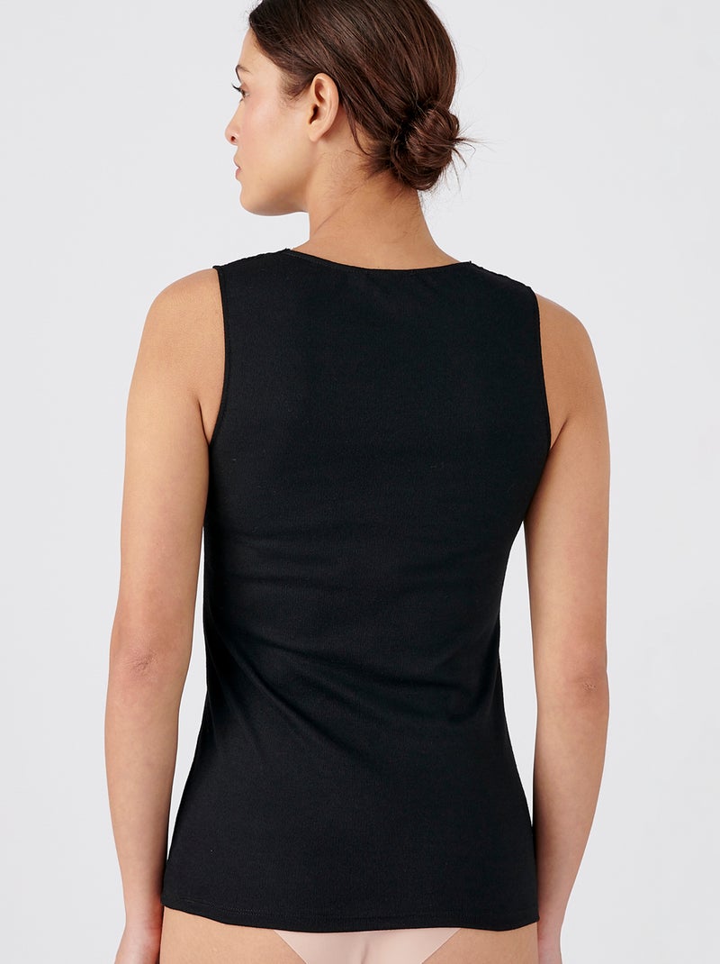 Canotta 'Damart' termolattile livello 2 nero - Kiabi