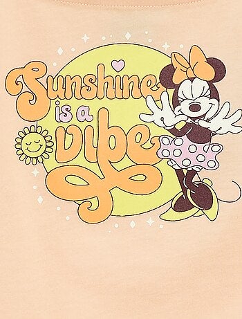 Canotta 'Disney' con spalline a volant