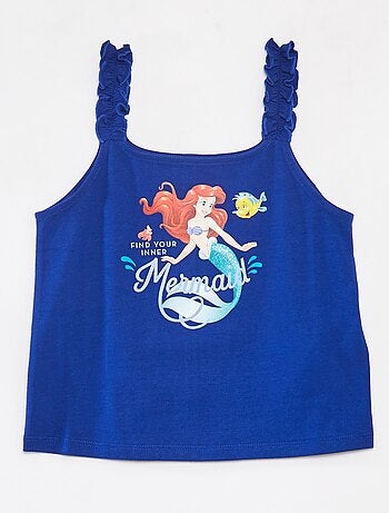 Canotta 'Disney' con spalline a volant