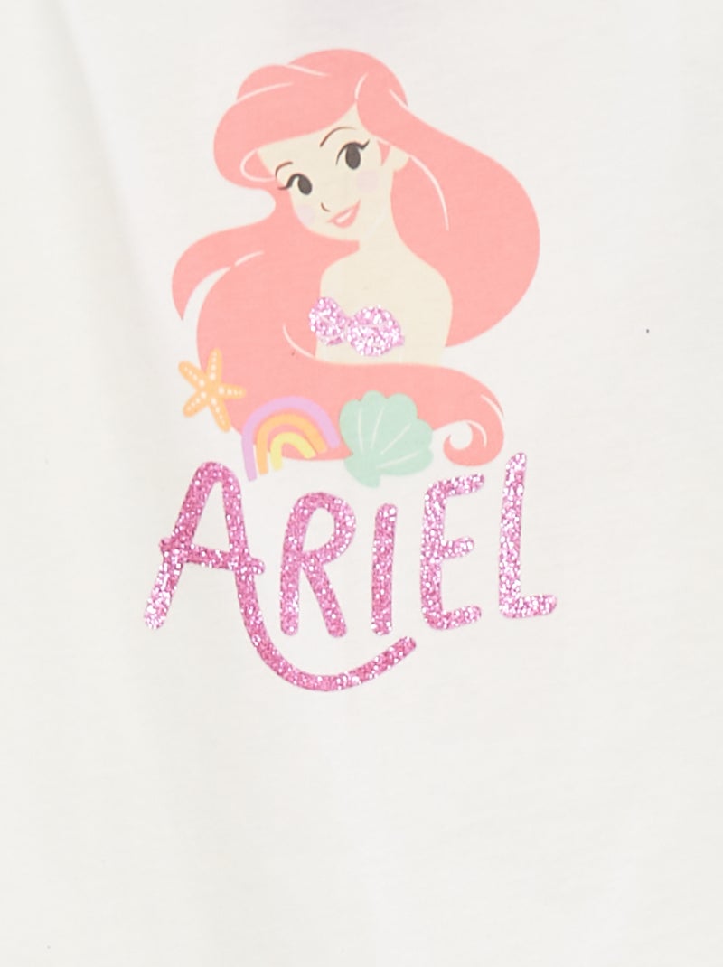 Canotta 'Disney' con volant sulle spalline BIANCO - Kiabi