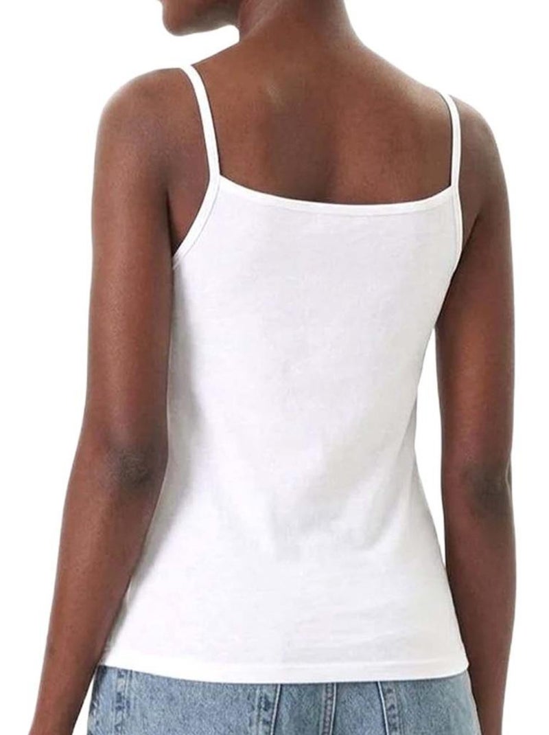 Canotta Donna Calvin Klein Jeans Bianco - Kiabi