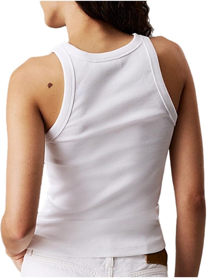 Canotta Donna Calvin Klein Jeans Bianco - Kiabi
