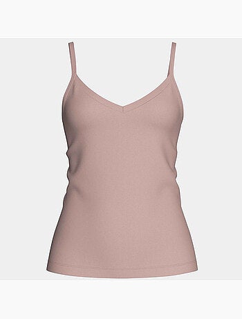 Canotta donna in lyocell con scollo a v | impetus | impetus