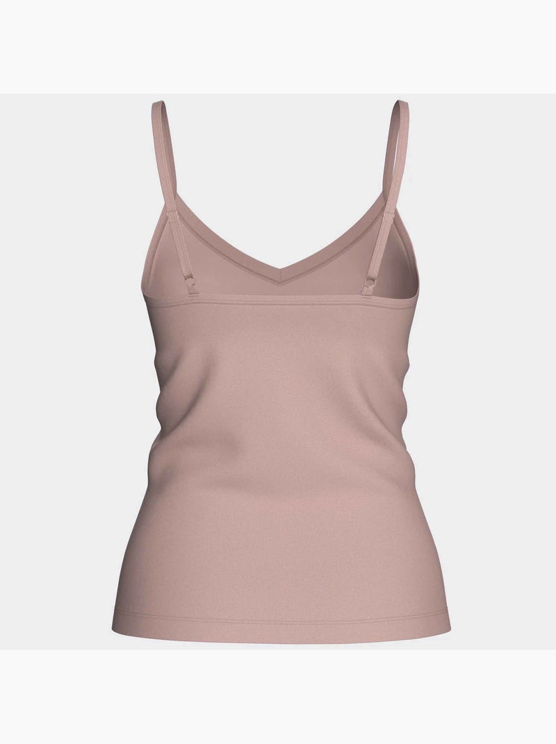 Canotta donna in lyocell con scollo a v | impetus | impetus Rosa antico - Kiabi