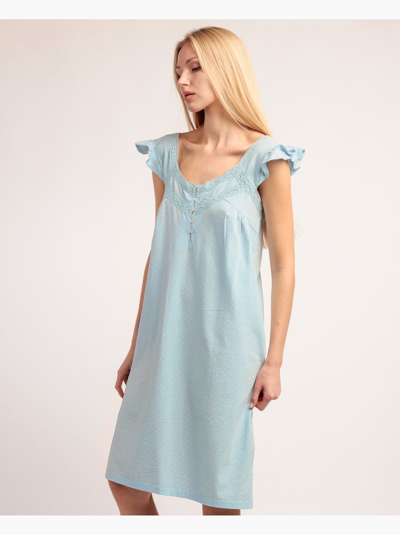 Canotta Dream Dots da donna ADMAS CLASSIC Blu cielo - Kiabi