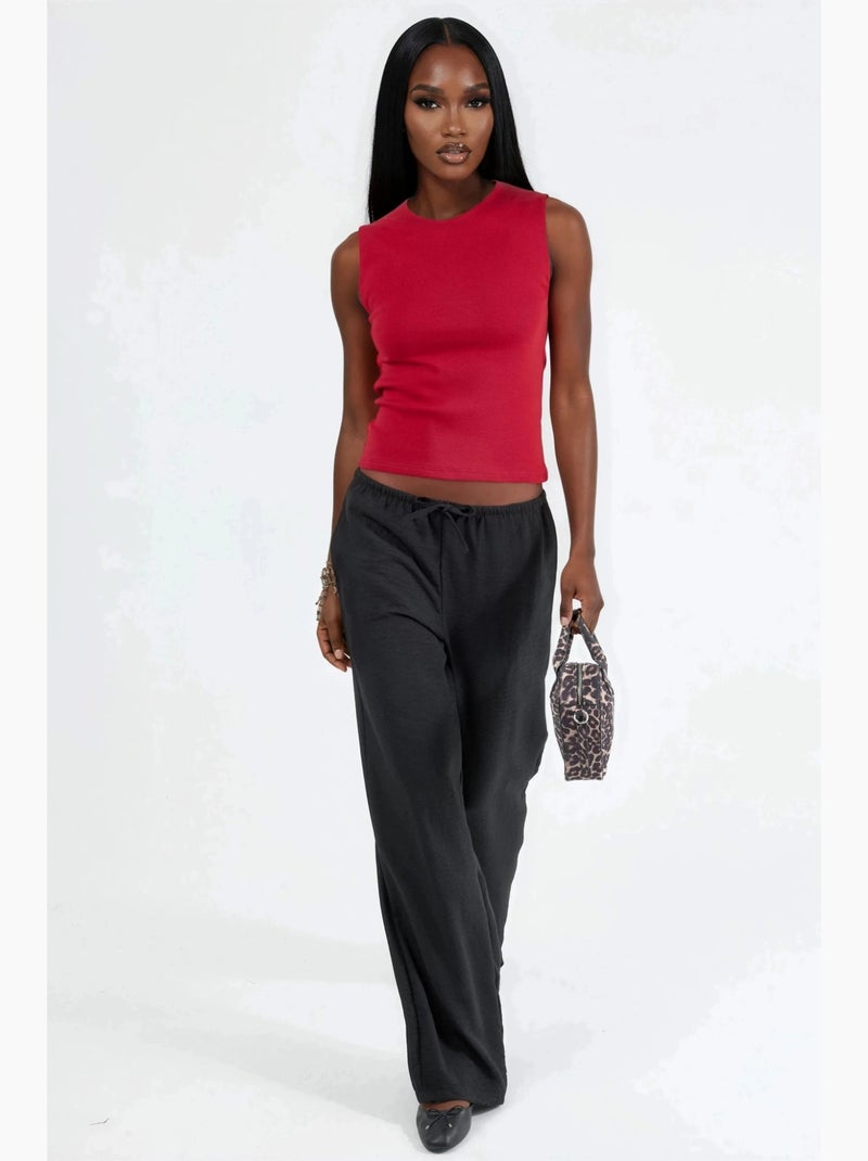 Canotta girocollo tinta unita busem Rosso - Kiabi