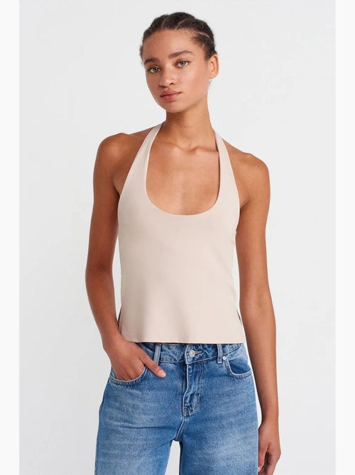 Canotta halter con cut-out dilvin - Kiabi