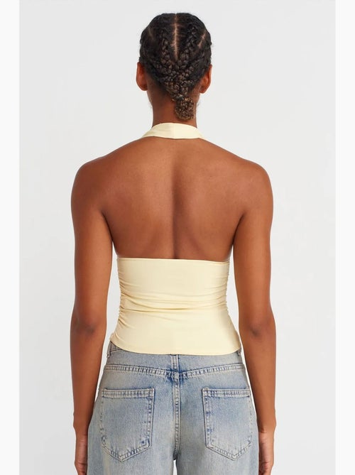 Canotta halter dilvin - Kiabi Canotta halter dilvin - Kiabi