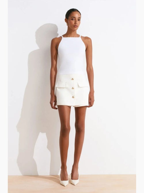 Canotta halter in maglia con fiocco dilvin - Kiabi