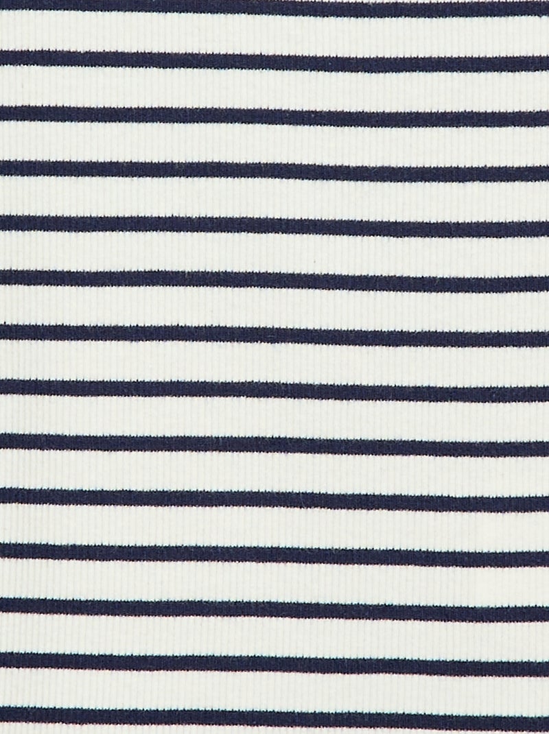 Canotta in costina di cotone all-over Blu - Kiabi
