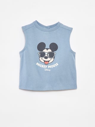 Canotta in cotone con stampa 'Disney'