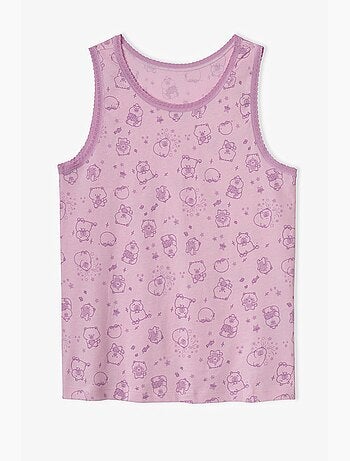 Canotta in cotone cute party bambina penti