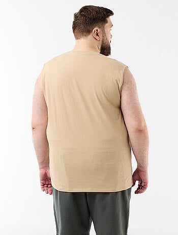 Canotta in cotone stampata